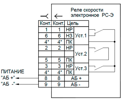 Рис.1. Схема соединения РС-Э-4